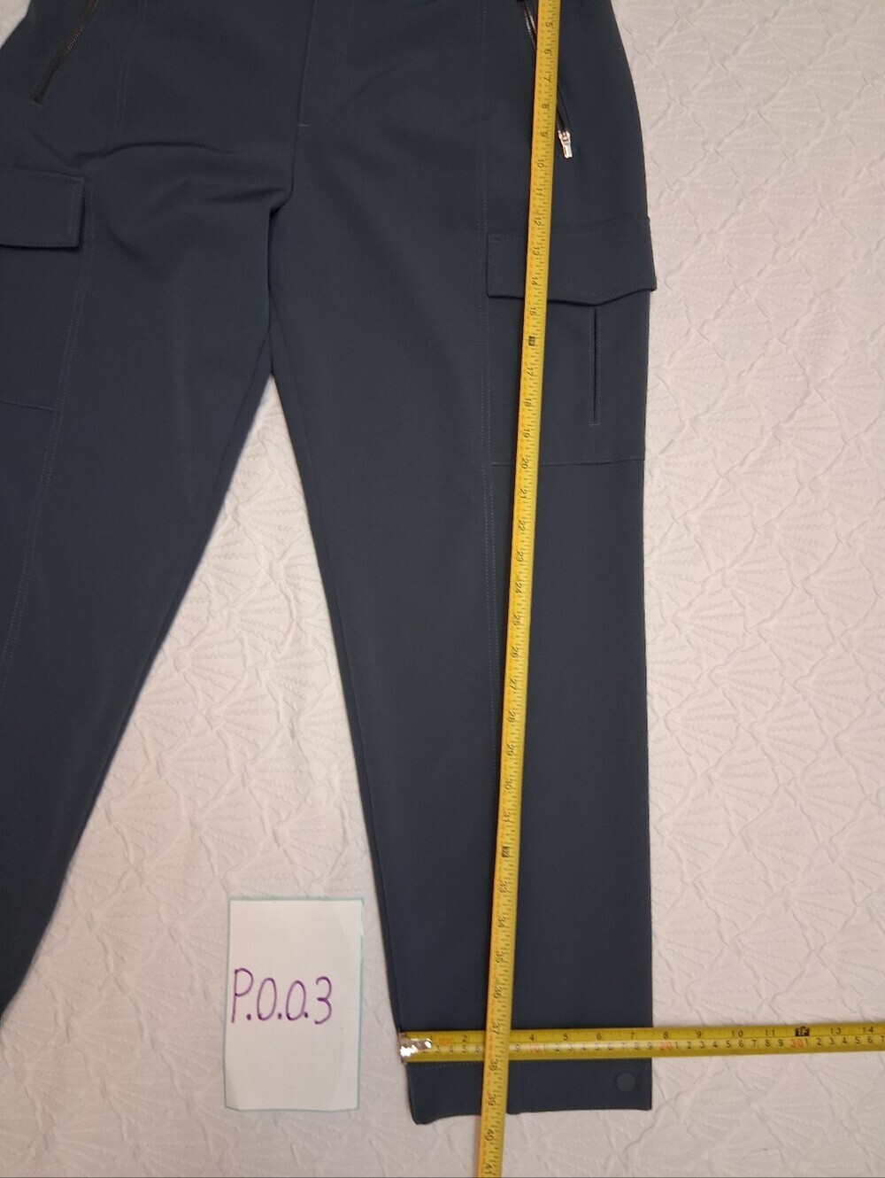 Athleta Women 's Slate Gray Cargo Pants Size 16 - Picture 16 of 16
